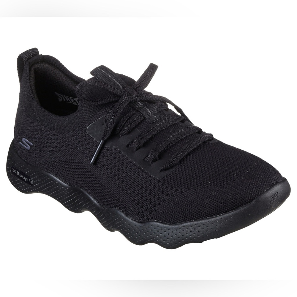 Skechers Massage Fit Lite - Intrigue 9.5 Medium in Black BRAND NEW in box